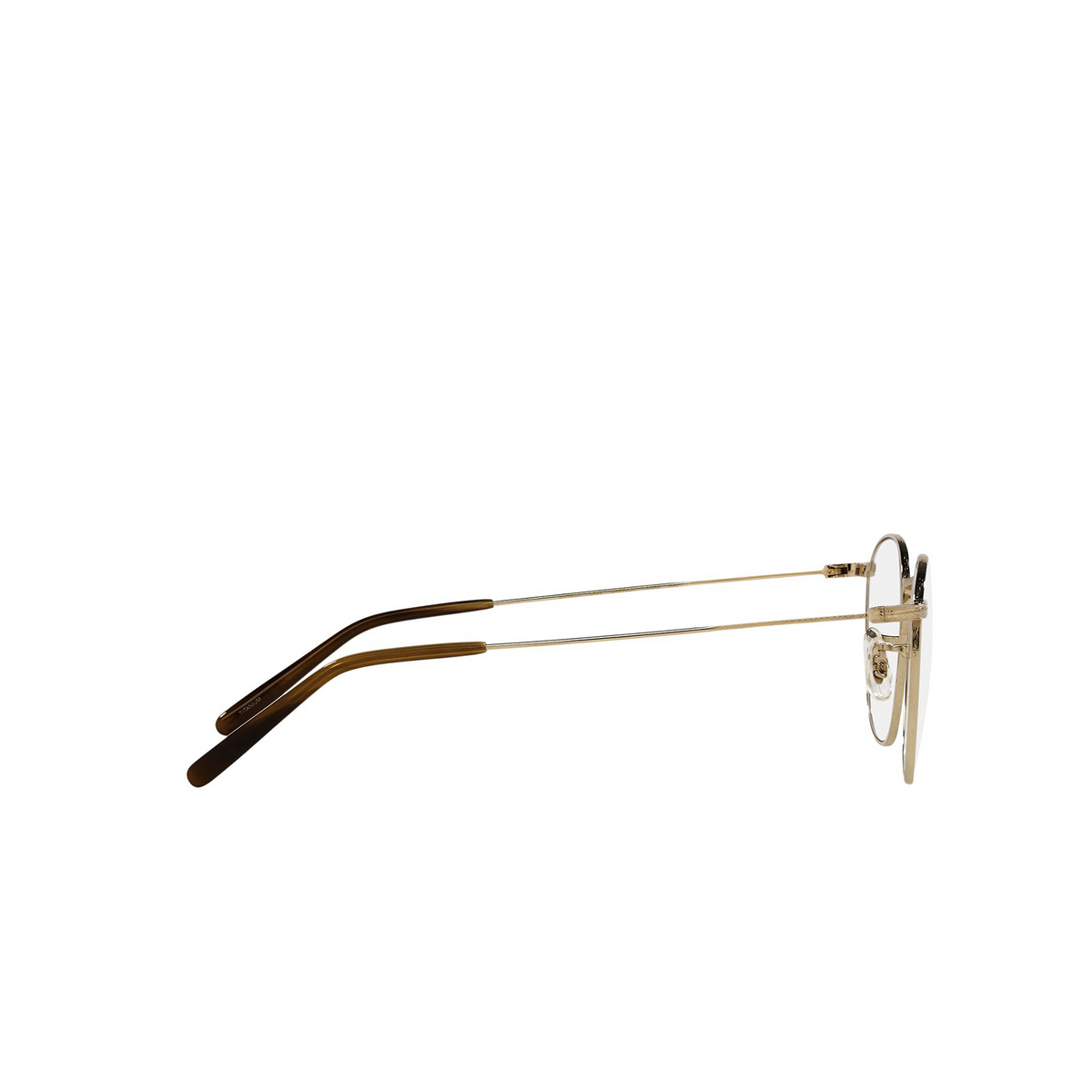 Oliver Peoples® Square Eyeglasses: Goldsen OV1285T color White Gold 5292 - 3/3.