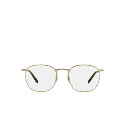 Oliver Peoples® Square Eyeglasses: Goldsen OV1285T color White Gold 5292.