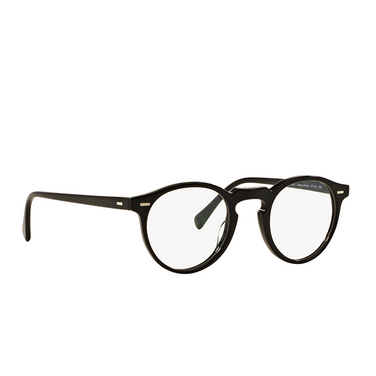 Oliver Peoples GREGORY PECK Eyeglasses 1005 black (bk) - three-quarters view