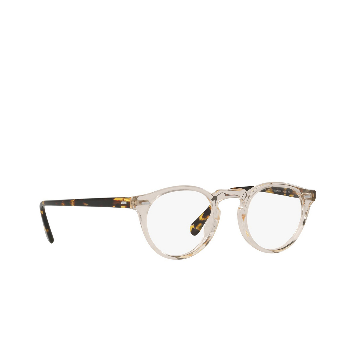 Oliver Peoples GREGORY PECK Eyeglasses 1485 Buff - three-quarters view
