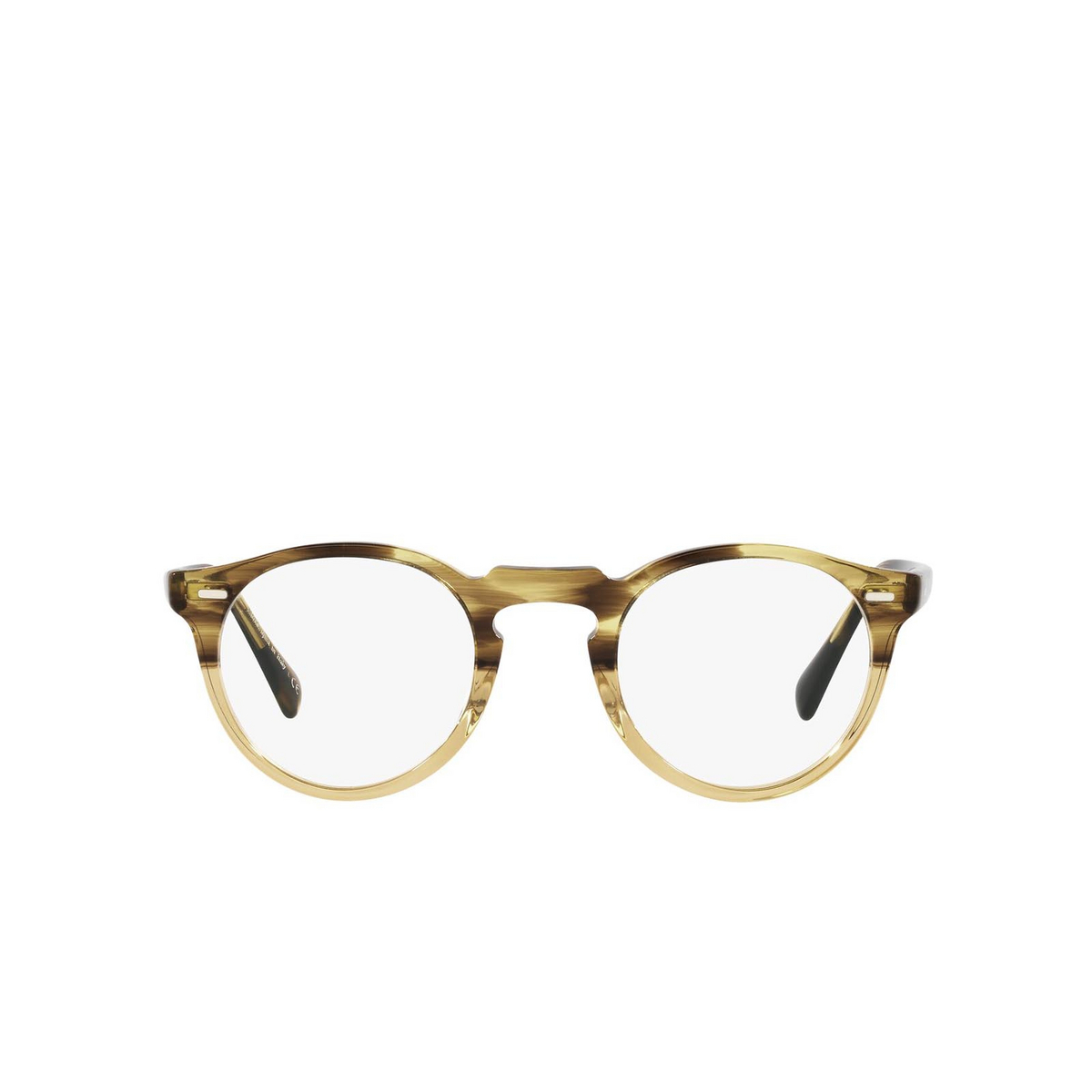 Oliver Peoples GREGORY PECK Eyeglasses 1703 Canarywood Gradient - front view