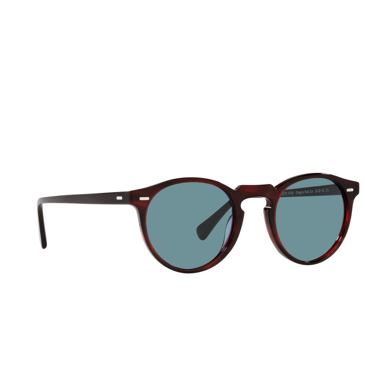 Oliver Peoples GREGORY PECK Sunglasses 167556 Bordeaux Bark - three-quarters view