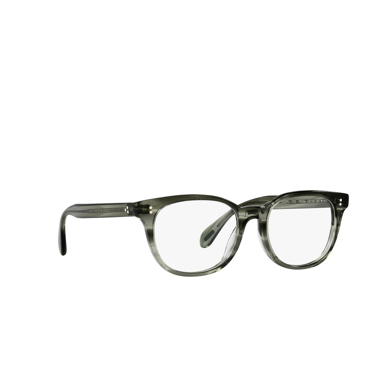 Oliver Peoples HILDIE Eyeglasses 1705 Washed Jade - three-quarters view