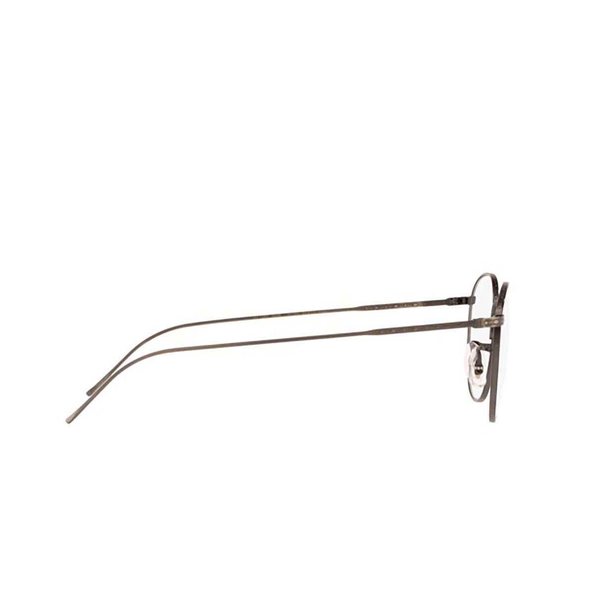 Oliver Peoples® Square Eyeglasses: Jacno OV1251 color Antique Pewter / Black 5298 - product thumbnail 3/3.