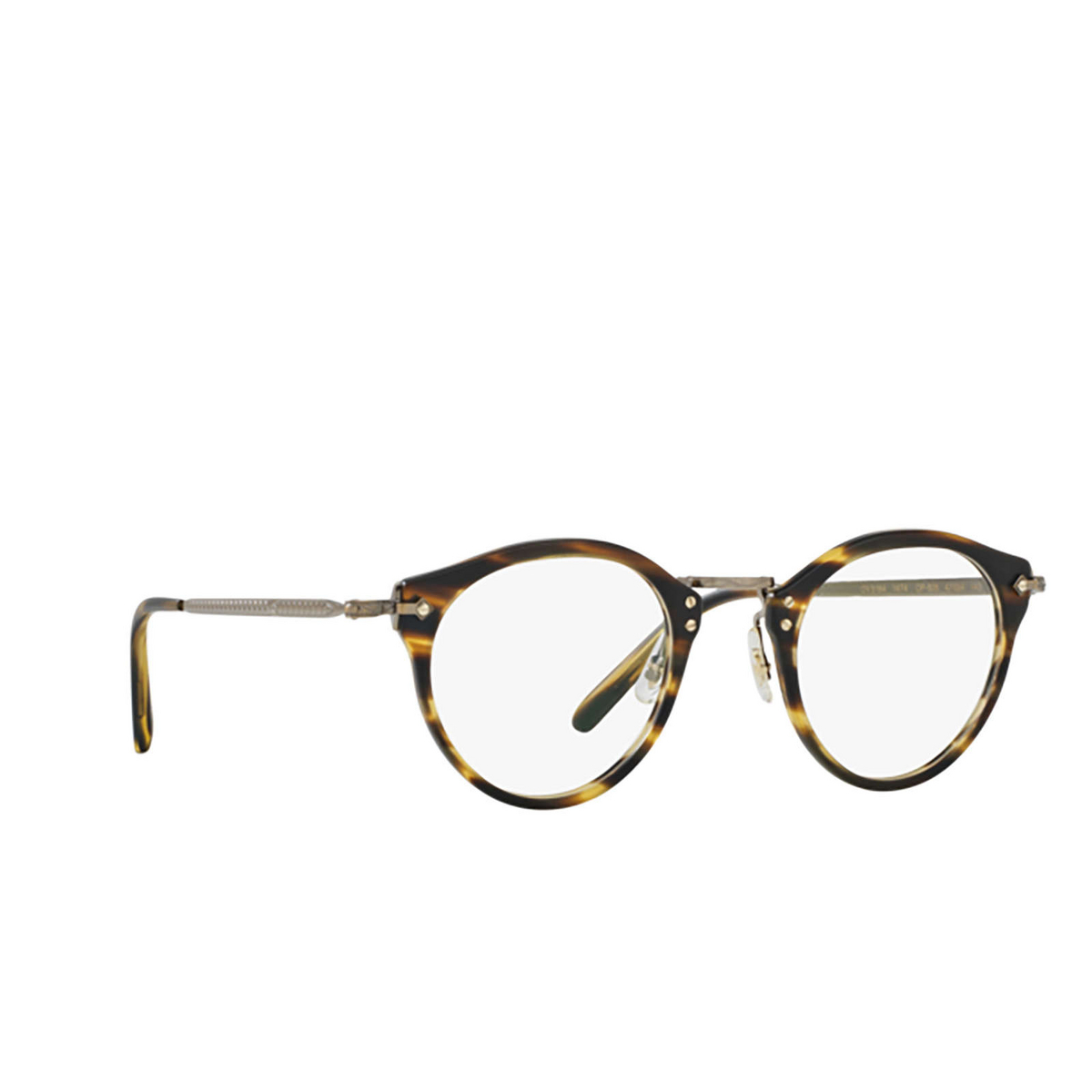 Oliver Peoples OP-505 Eyeglasses 1474 Semi Matte Cocobolo - three-quarters view