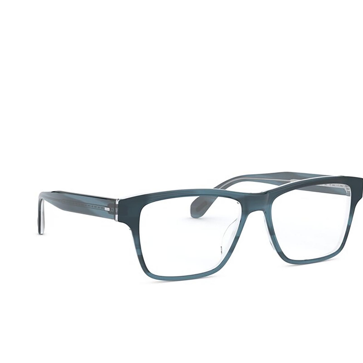 Oliver Peoples OSTEN Eyeglasses 1662 Indigo Havana - three-quarters view
