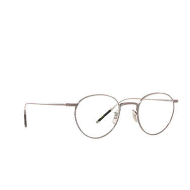 Oliver Peoples TK-1 Eyeglasses 5076 pewter - three-quarters view