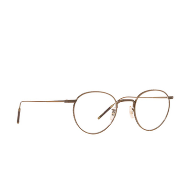 Oliver Peoples TK-1 Eyeglasses 5284 antique gold - three-quarters view