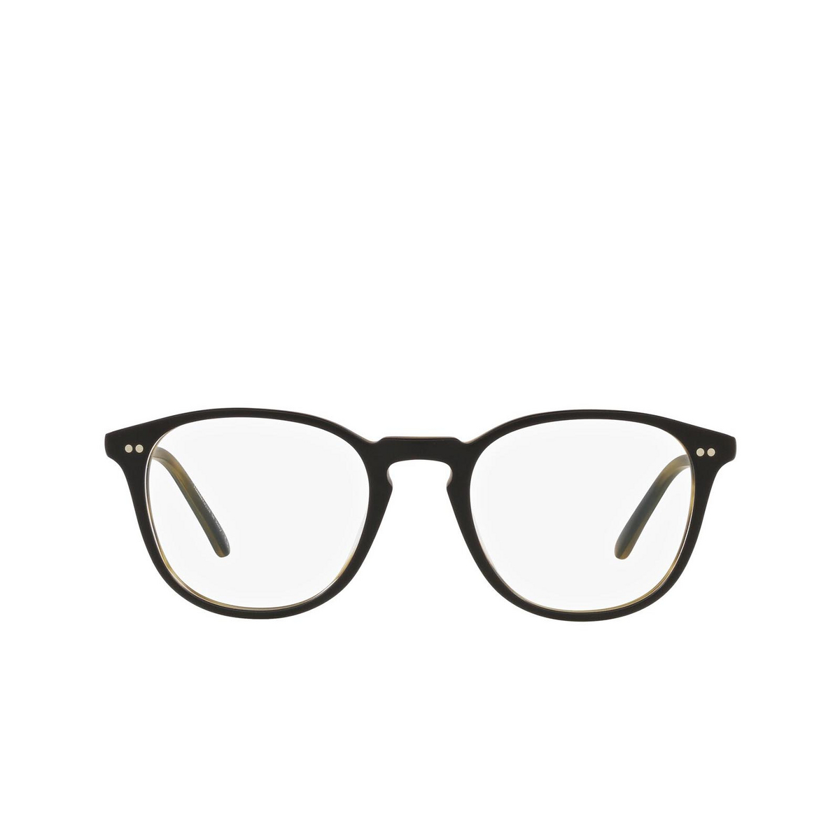 Oliver Peoples® Square Eyeglasses: OV5414U color Semi Matte Black / Olive Tortoise 1453 - 1/3.