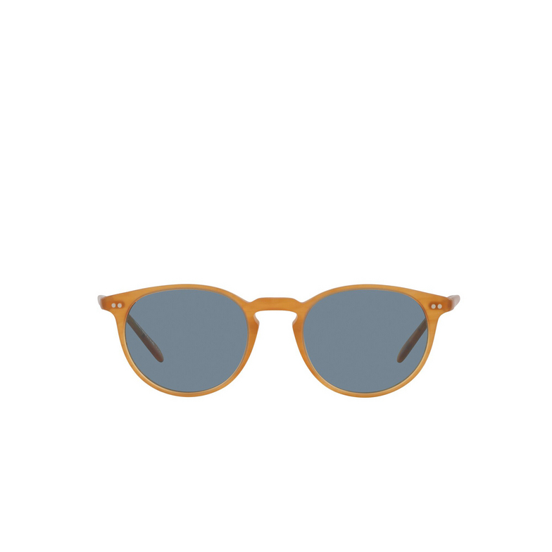 Oliver Peoples RILEY Sunglasses 169956 semi matte amber tortoise - 1/4