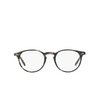 Oliver Peoples RYERSON Eyeglasses 1614 semi matte blue cocobolo - product thumbnail 1/4