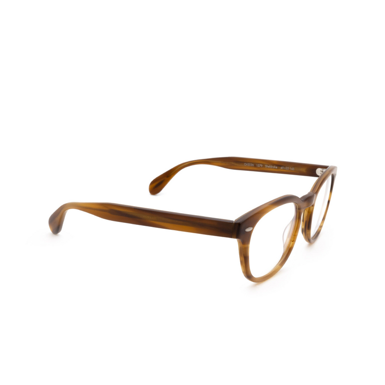Oliver Peoples SHELDRAKE Eyeglasses 1552 semi matte dark mahogany - 2/4