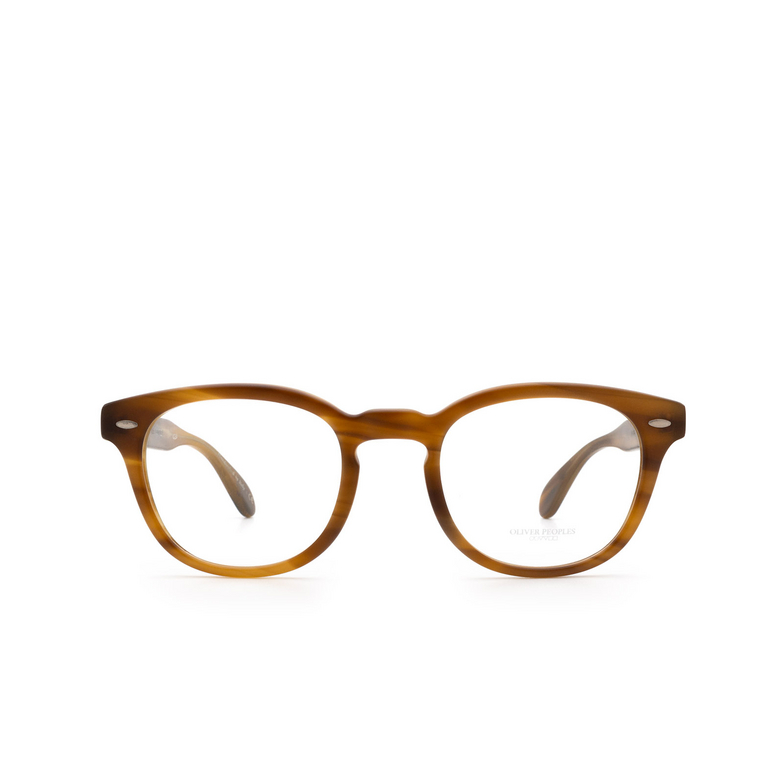 Oliver Peoples SHELDRAKE Eyeglasses 1552 semi matte dark mahogany - 1/4