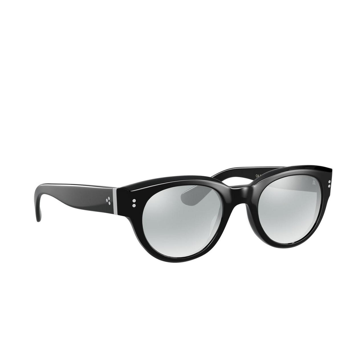 Oliver Peoples® Irregular Eyeglasses: Tannen OV5434D color Black 1005 - three-quarters view.
