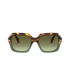 Gafas de sol Persol PO0581S 1122A6 brown tortoise & opal green - Miniatura del producto 1/4