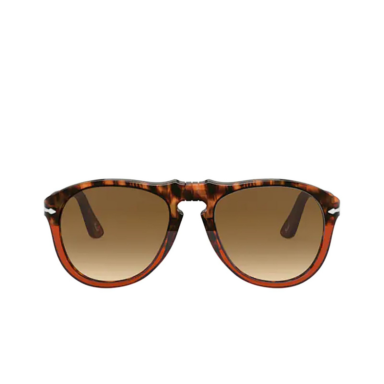 Persol PO0649 Sunglasses 112151 brown tortoise & opal bordeaux - 1/4