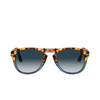 Persol PO0714 Sunglasses 112032 brown tortoise & opal blue - product thumbnail 1/4