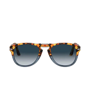 Gafas de sol Persol PO0714 112032 brown tortoise & opal blue - Vista delantera