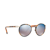 Persol PO2422SJ Sunglasses 1065O4 brown & striped grey & beige - product thumbnail 2/4