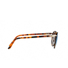 Persol PO2422SJ Sunglasses 1065O4 brown & striped grey & beige - product thumbnail 3/4