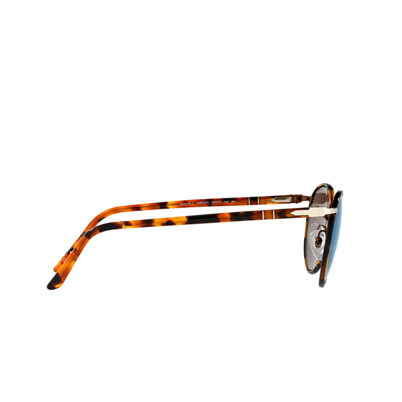 Persol PO2422SJ Sunglasses 1065O4 brown & striped grey & beige - 3/4