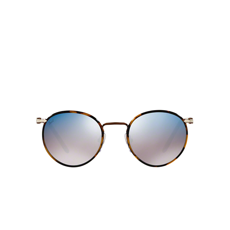 Persol PO2422SJ Sunglasses 1065O4 brown & striped grey & beige - 1/4