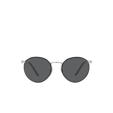 Persol PO2422SJ Sunglasses 1119B1 silver matte black - front view