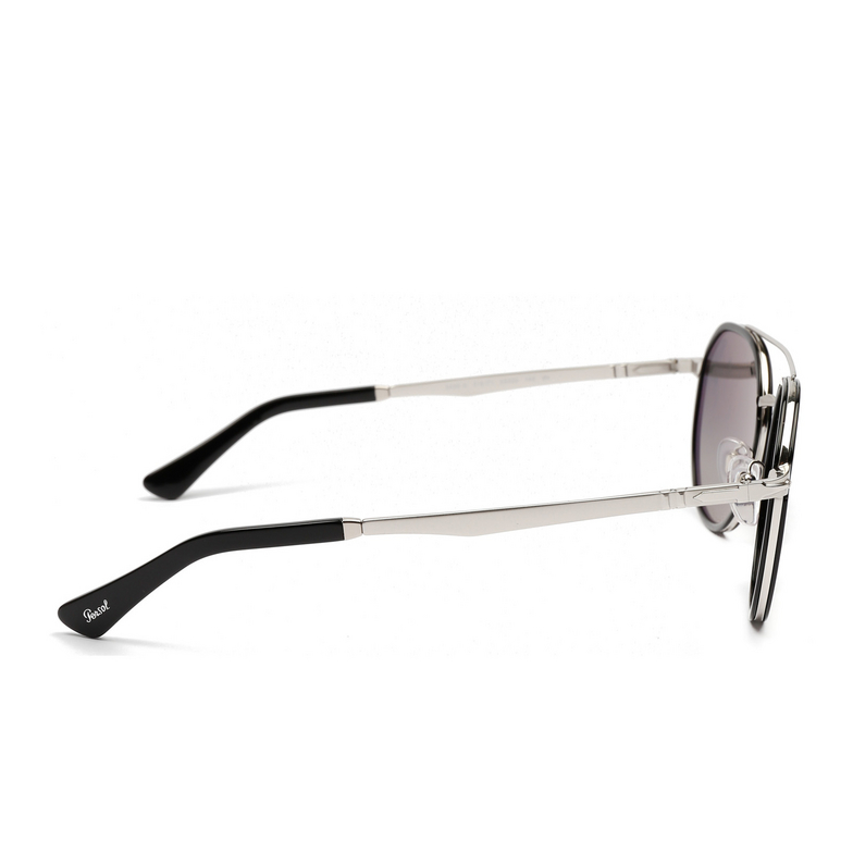 Persol PO2456S Sunglasses 518/71 silver & black - 3/4