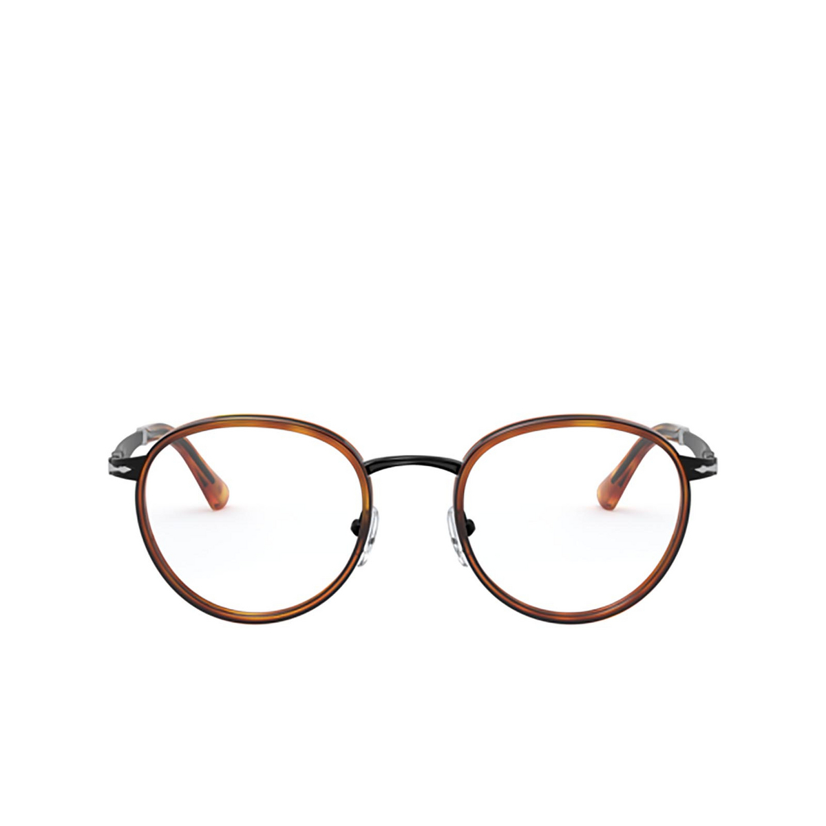 Persol® Round Eyeglasses: PO2468V color Black & Havana 1078 - product thumbnail 1/3.