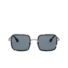 Persol PO2475S Sunglasses 109956 gunmetal & blue grid - product thumbnail 1/4