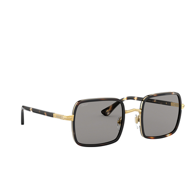 Persol PO2475S Sonnenbrillen 1100R5 gold & striped browne & smoke - Dreiviertelansicht