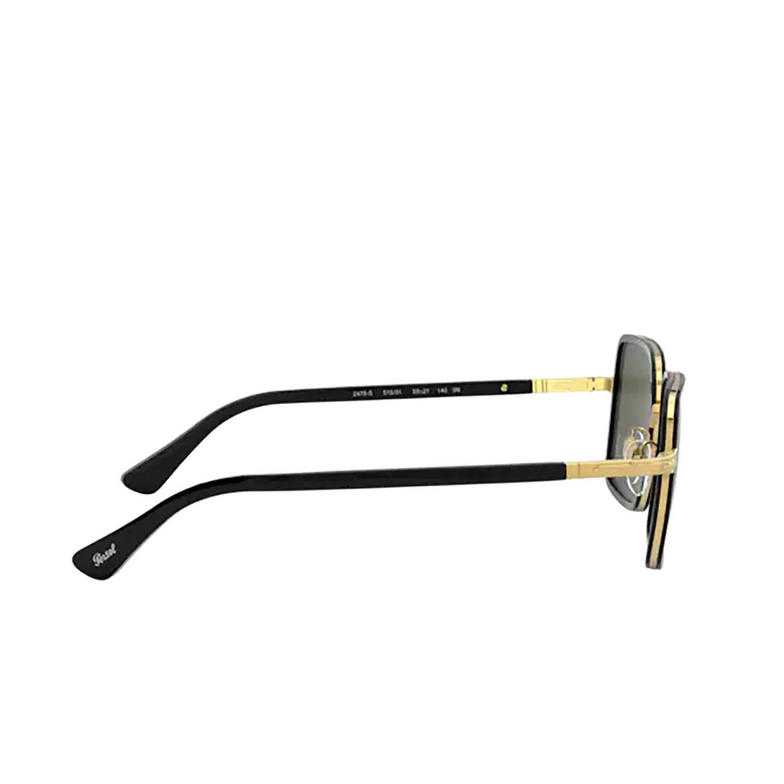 Persol PO2475S Sunglasses 515/31 gold & black - 3/4