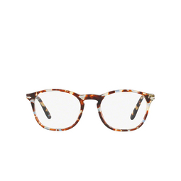 Persol® Square Eyeglasses: PO3007V color Azure Brown 1058.