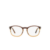 Persol PO3007V Eyeglasses 1136 black / brown striped - product thumbnail 1/4