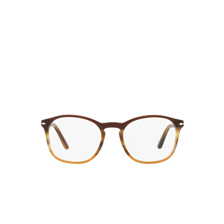 Persol PO3007V Eyeglasses 1136 black / brown striped - 1/4