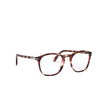Persol PO3007VM Eyeglasses 1125 striped bordeaux & green - product thumbnail 2/4
