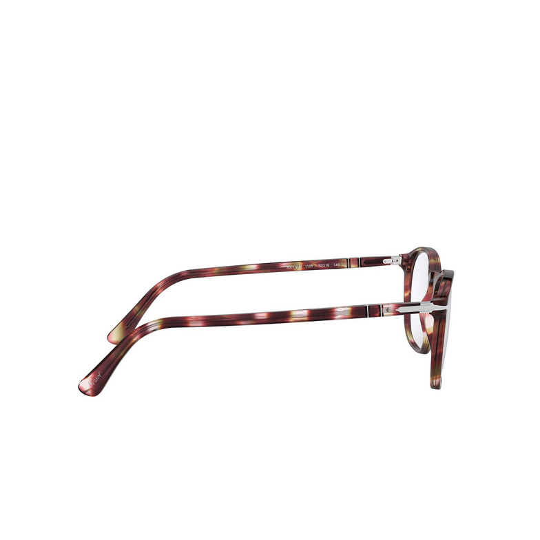 Persol PO3007VM Eyeglasses 1125 striped bordeaux & green - 3/4
