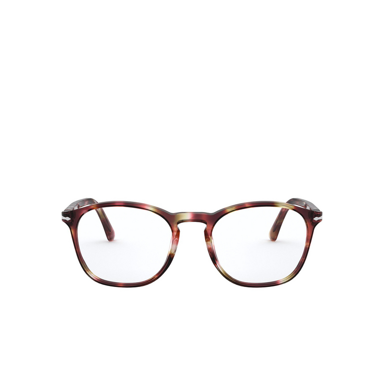 Persol PO3007VM Eyeglasses 1125 striped bordeaux & green - 1/4