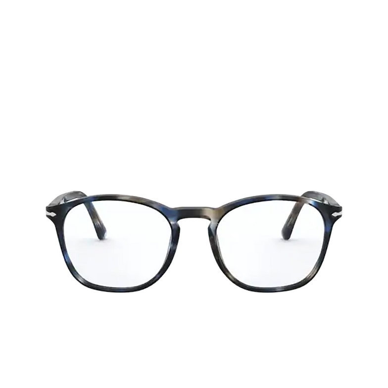 Persol PO3007VM Eyeglasses 1126 striped blue & grey - 1/4