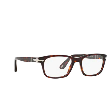 Lunettes de vue Persol PO3012V 24 havana - Vue trois quarts