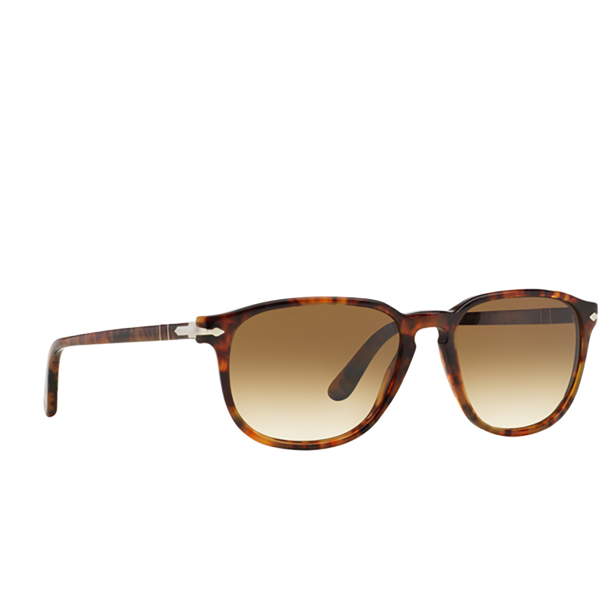 Persol PO3019S Sunglasses 108/51 Coffee - three-quarters view
