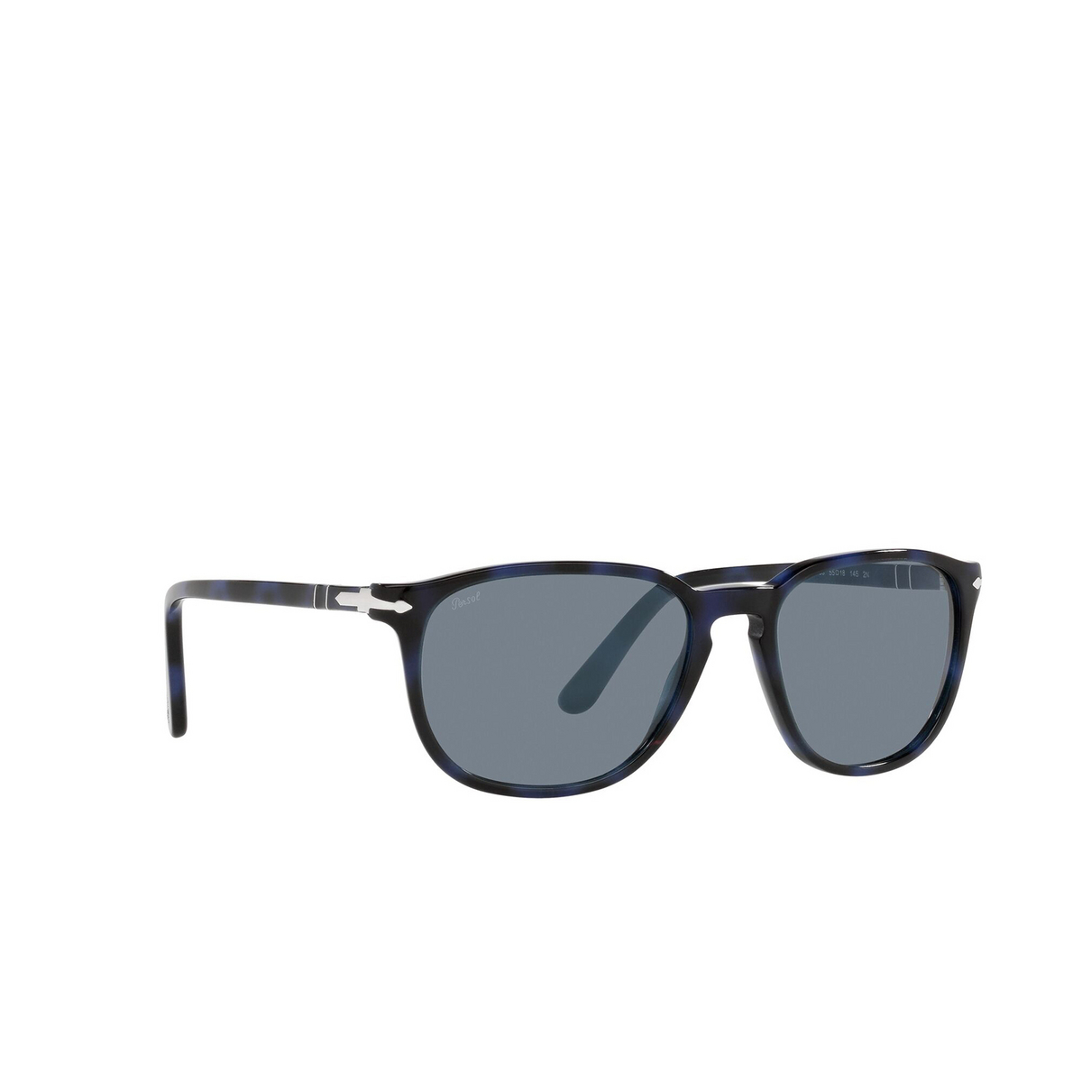 Persol PO3019S Sunglasses 109956 Blue - three-quarters view