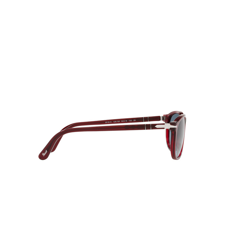 Persol PO3019S Sunglasses 126/Q8 transparent red - 3/4