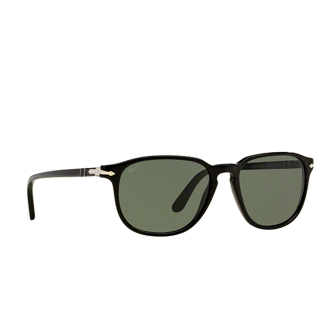 Persol PO3019S Sunglasses 95/31 BLACK - three-quarters view