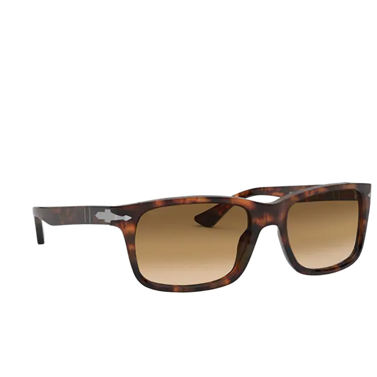 Persol PO3048S Sunglasses 108/51 Coffee - three-quarters view