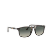 Persol PO3059S Sunglasses 112471 striped brown & smoke - product thumbnail 2/4