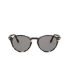 Persol PO3092SM Sunglasses 1124R5 striped brown & smoke - product thumbnail 1/4
