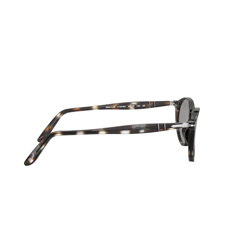 Persol PO3092SM Sunglasses 1124R5 striped brown & smoke - 3/4