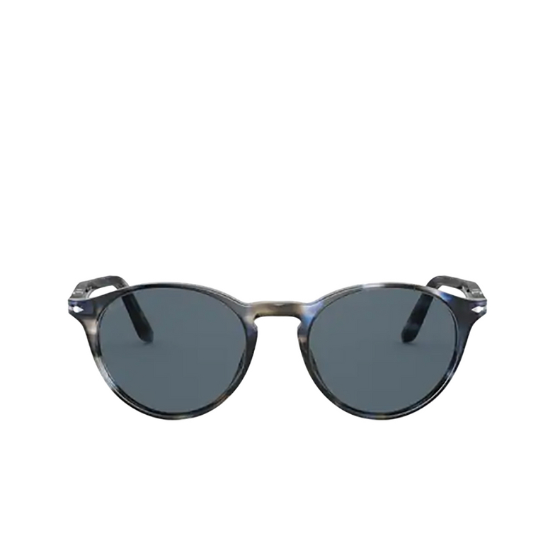 Persol PO3092SM Sunglasses 1126R5 striped blue & grey - 1/4