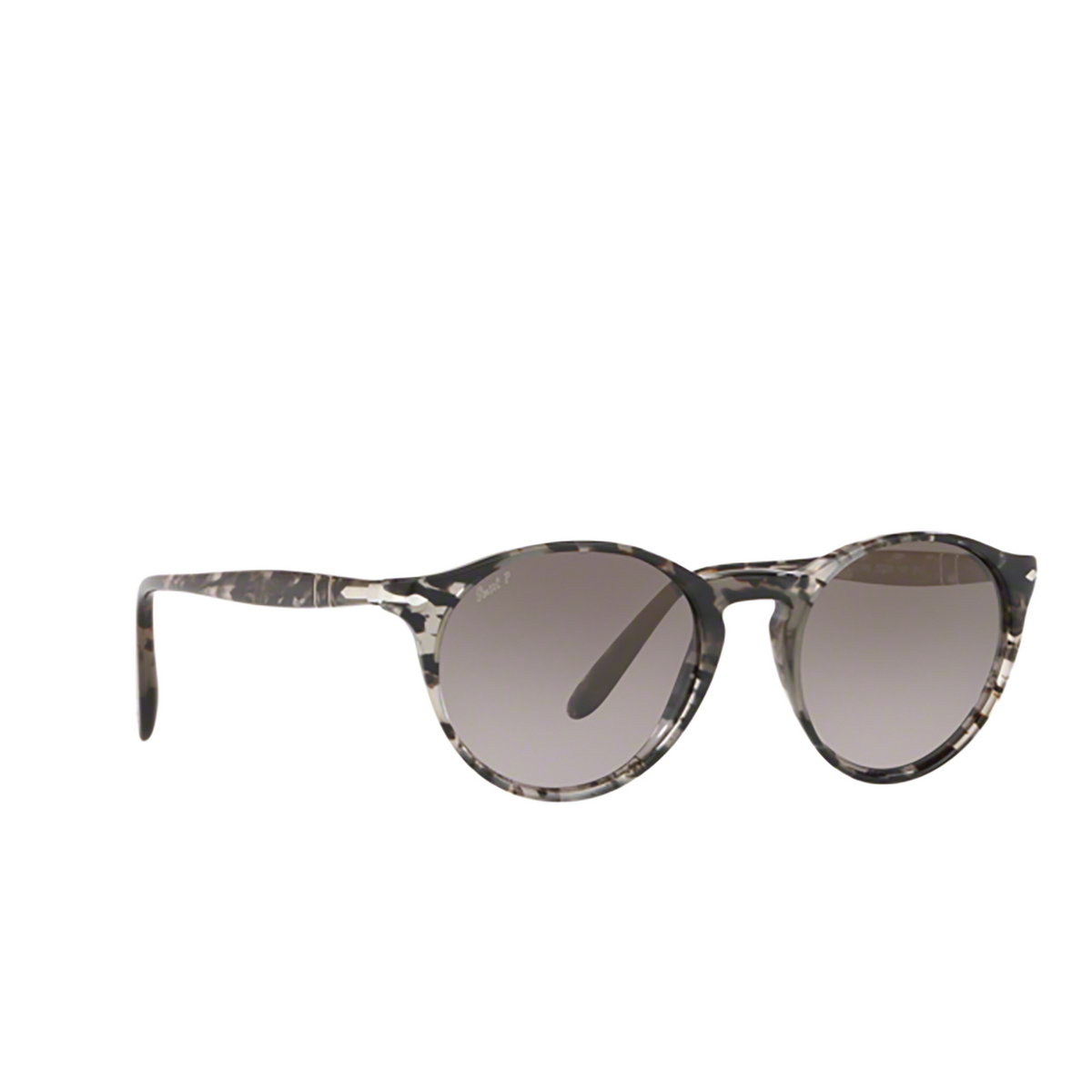 Persol PO3092SM Sunglasses 9057M3 GREY TORTOISE - three-quarters view